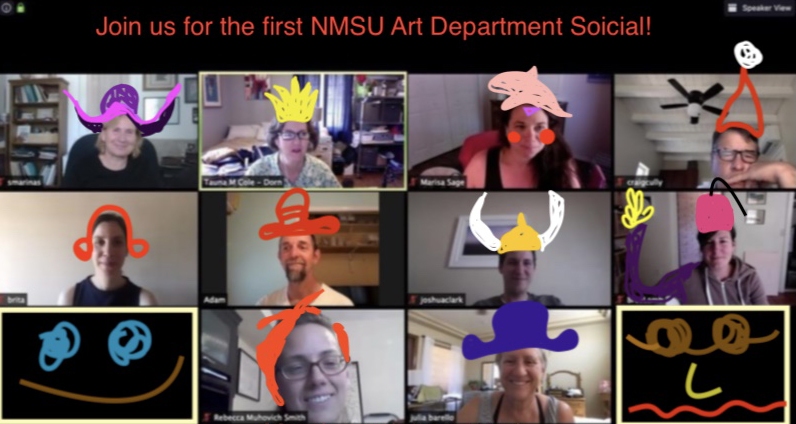 NMSU Art Department Zoom Social – Nov 16, 6pm!
