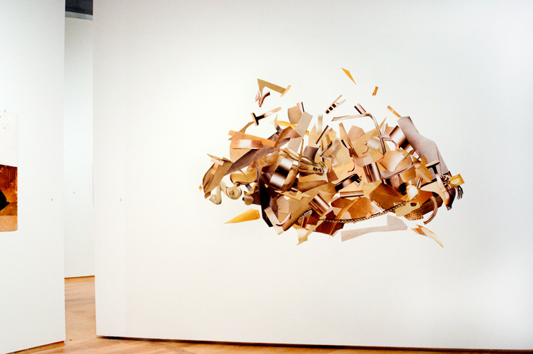 Gold Collage Install