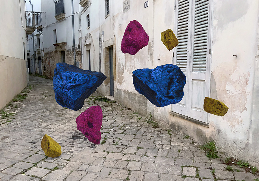 La Pietra Leccese- virtual installation Galatina, Italy